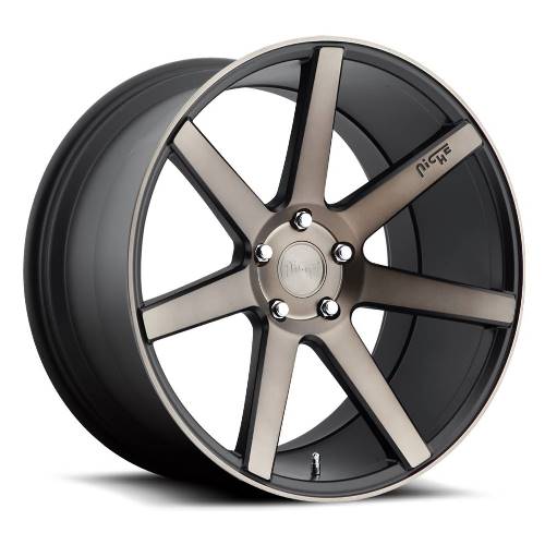 22x9 M150 Niche Verona Black Machined Wheel 5x120 (38mm)