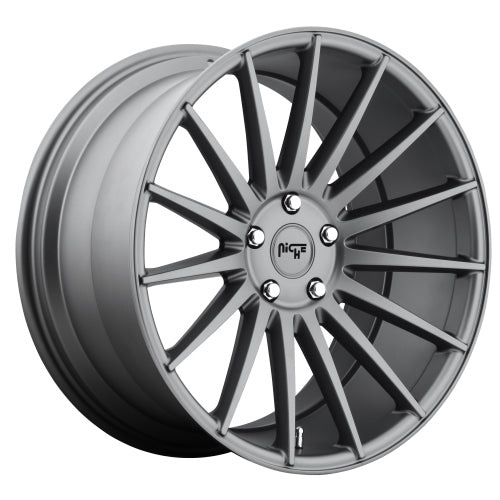 22x9 M157 Niche Form Matte Gunmetal Wheel 5x4.5 (38mm)