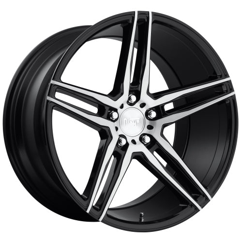 19x8.5 M169 Niche Turin Black Machined Wheel 5x120 (35mm)