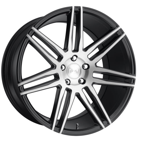 20x10.5 M178 Niche Trento Gloss Black Brushed Wheel 5x120 (35mm)