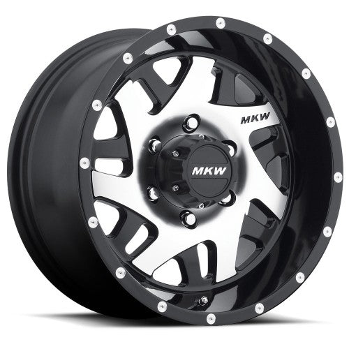 20x9 MKW Offroad M91 Gloss Black Machined Wheel 6x135 (10mm)