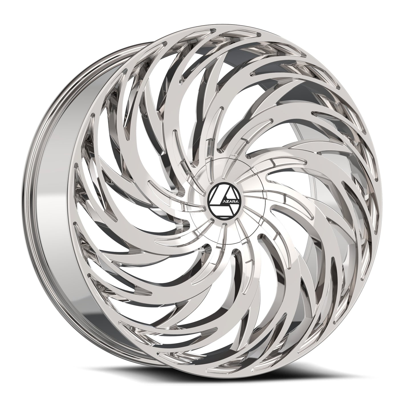 26x9.5 Azara AZA-531 Nano Chrome Wheel 5/6 Lug Blank (15mm)