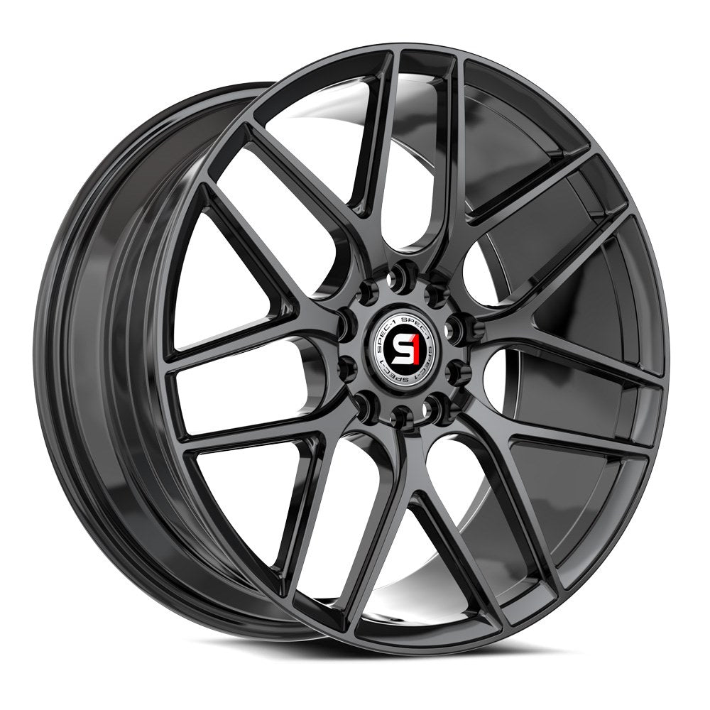 18x8 Spec-1 SP-78 Gloss Black Wheel 4x100/4x4.5 (35mm)