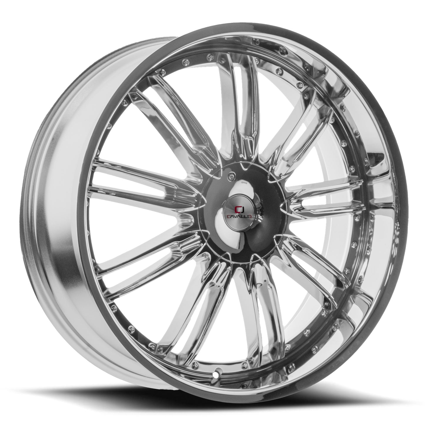 18x8 Cavallo CLV-54 Nano Chrome Wheel 5x4.5/5x120 (35mm)