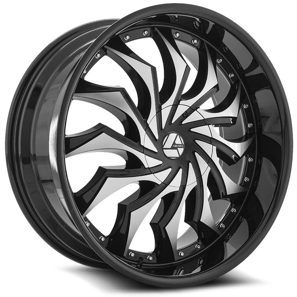 22x9.5 Azara AZA-515 Chrome Wheel 6x132 (25mm)