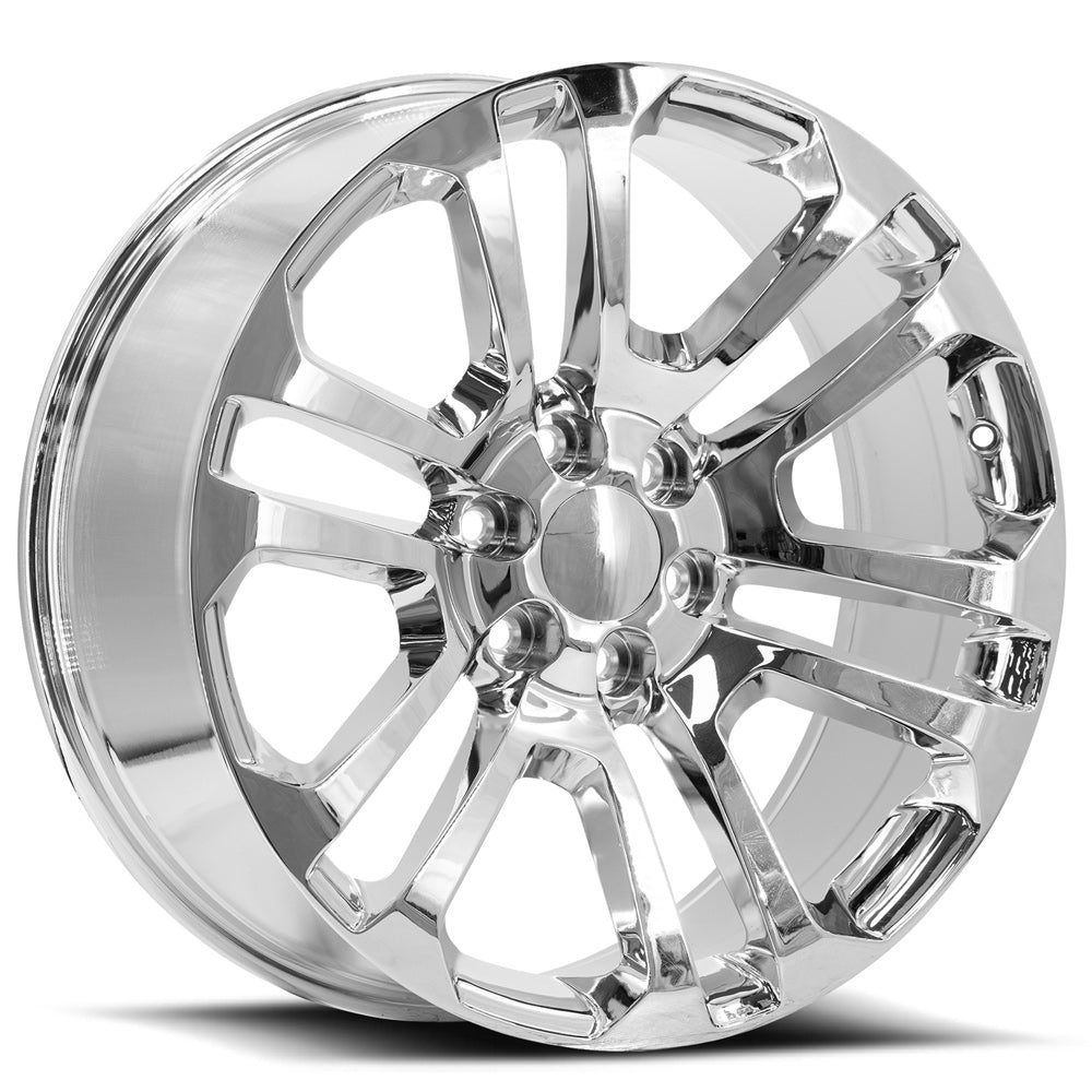 22x9 O.E. Revolution G-08 Chrome Wheel 6x5.5 (24mm)