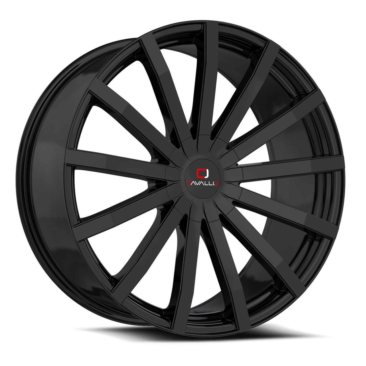 18x8 Cavallo CLV-52 Gloss Black Wheel 5x112/5x4.5 (35mm)