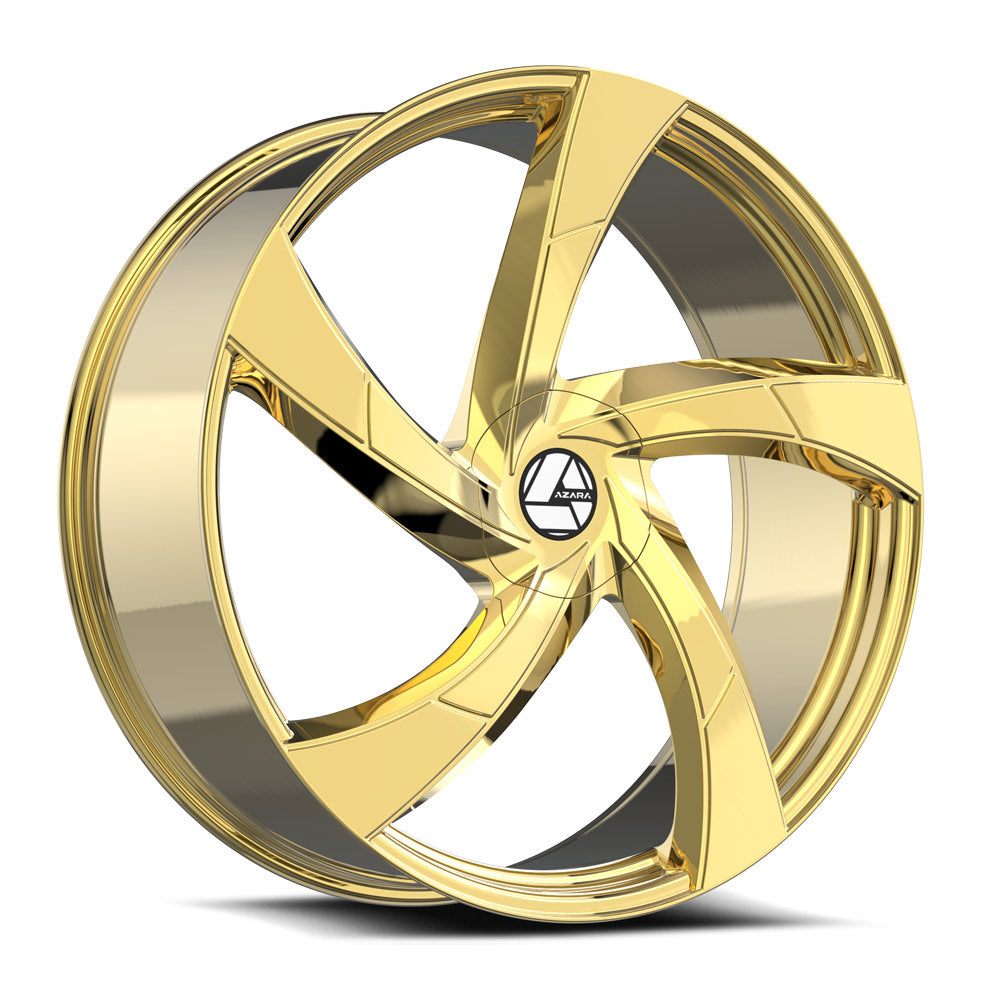 20x8.5 Azara AZA-524 Nano Gold Wheel 5x4.5/5x120 (35mm)
