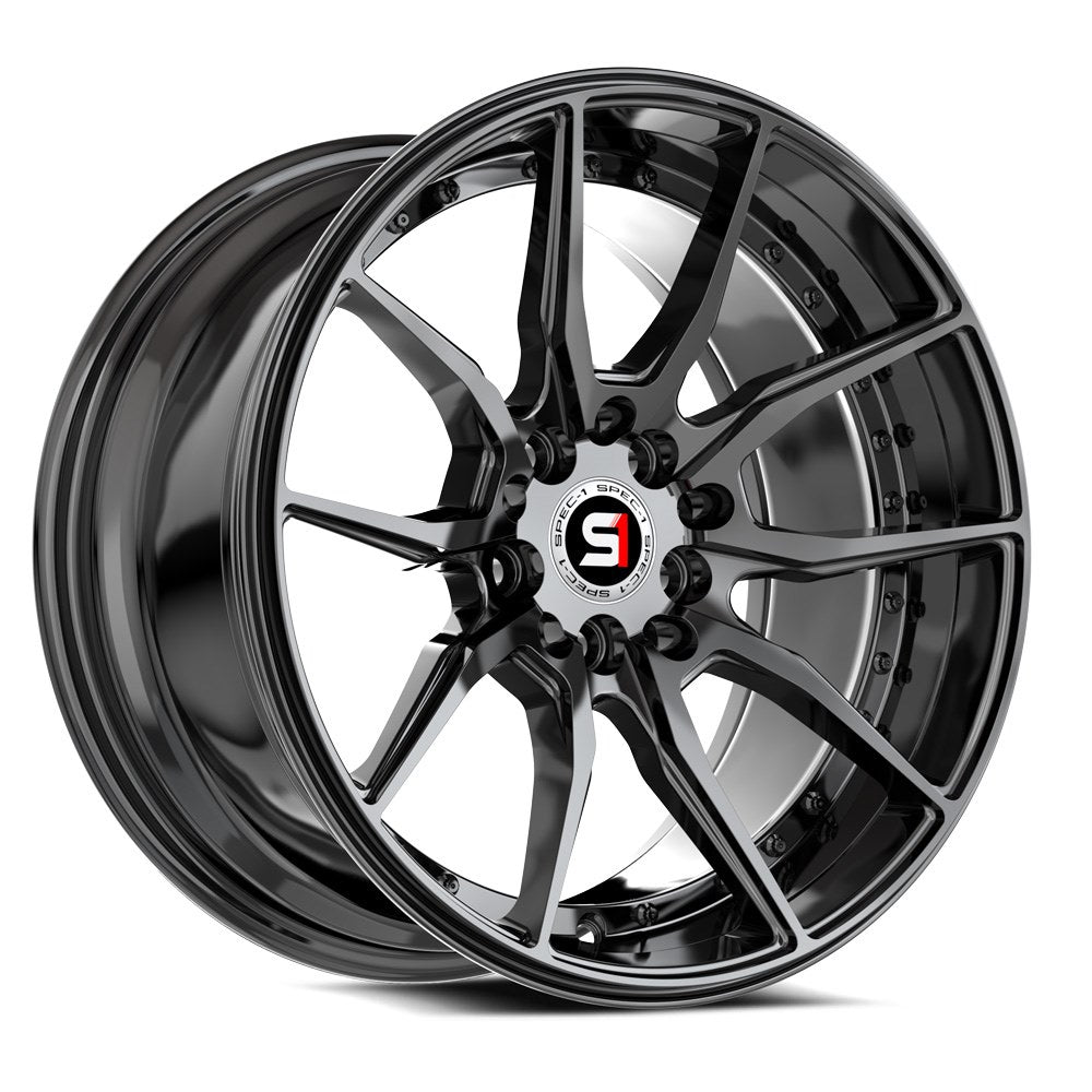 Spec-1 SP-77 16x8.0 4x100 4x114.3 +20 Cb73.1 Gloss Black
