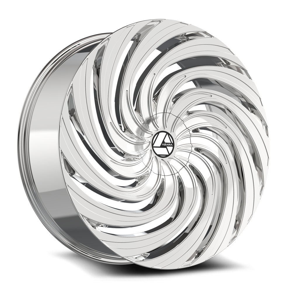 22x9.5 Azara AZA-535 Nano Chrome Wheel 5x115/5x120 (15mm)