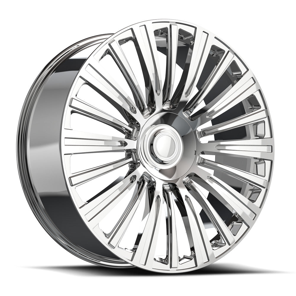 22x9 O.E. Revolution CAD-35 Nano Chrome Wheel 6x5.5 (31mm)