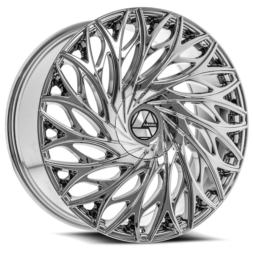 20x8.5 Azara AZA-525 Nano Chrome Wheel 5x112/5x4.5 (35mm)