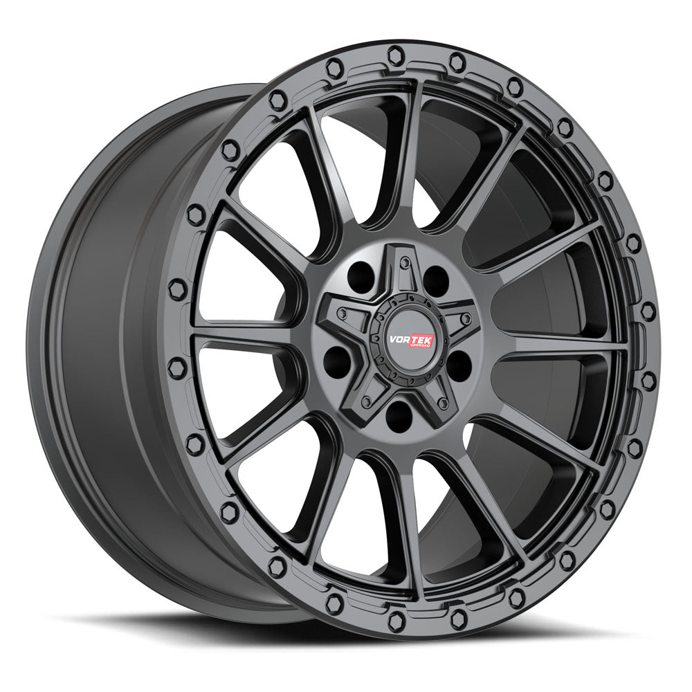 20x9 Vortek VRT-606 Matte Black Wheel 5x5.5/5x150 (18mm)