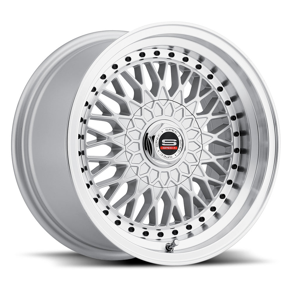 15x8 Spec-1 SP-3 Silver Wheel 4x100/4x4.5 (20mm)