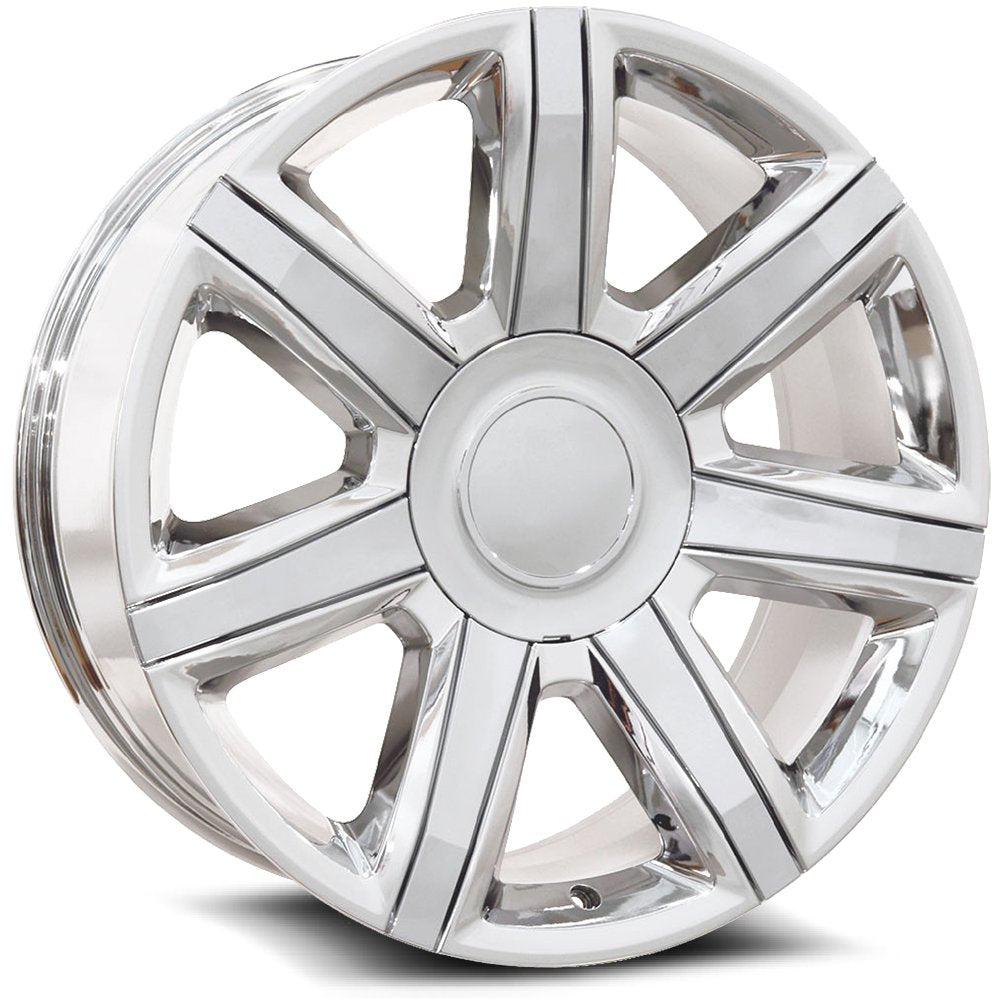 24x10 O.E. Revolution D-05 Chrome Wheel 6x5.5 (31mm)