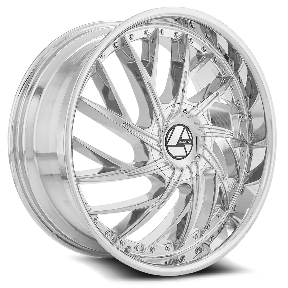 24x9 Azara AZA-516 Chrome Wheel 6x135/6x5.5 (25mm)