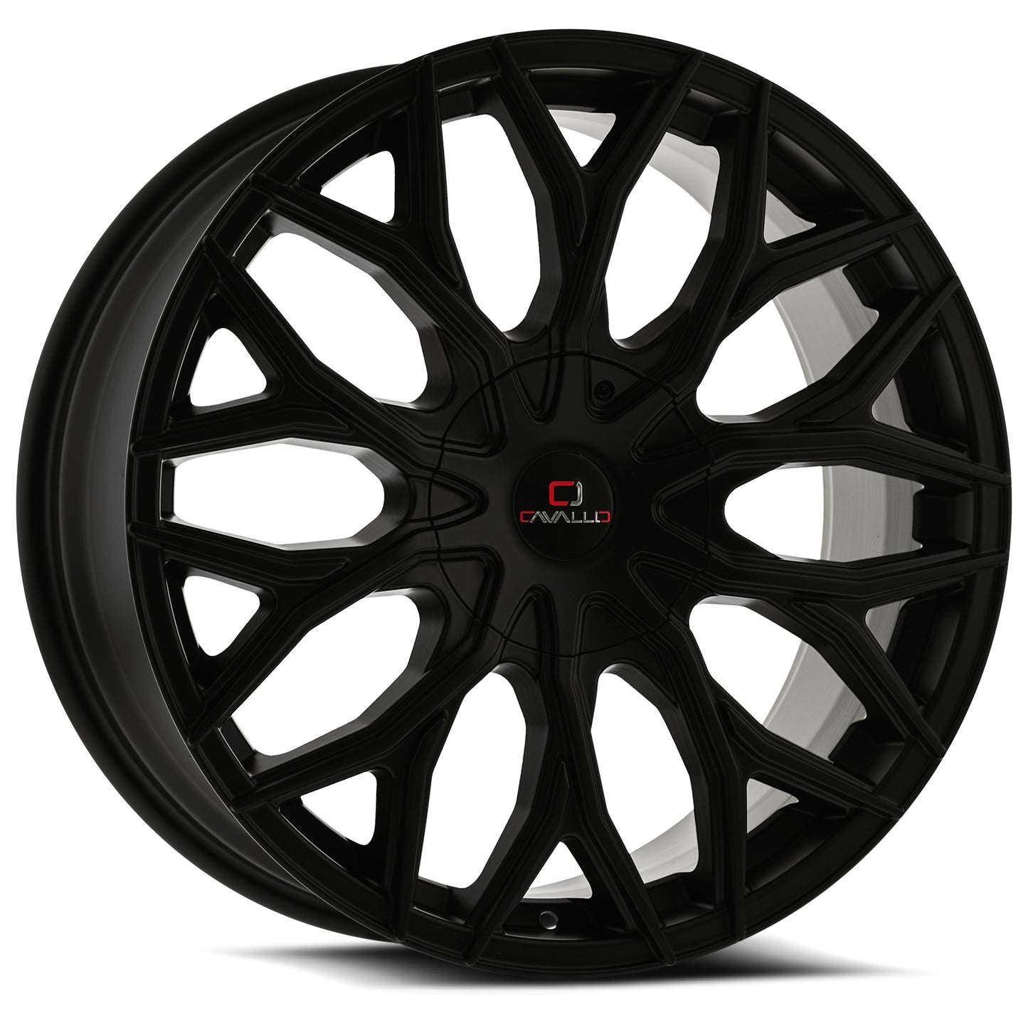 20x8.5 Cavallo CLV-37 Satin Black Wheel 6x135/6x5.5 (15mm)
