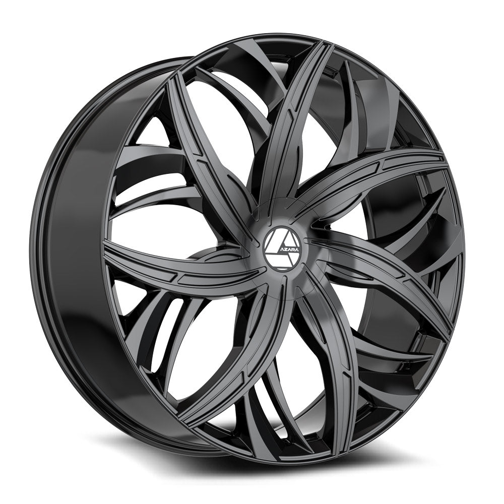18x8 Azara AZA-541 Gloss Black Wheel 5x112/5x4.5 (35mm)