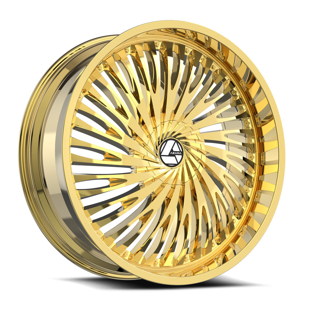 20x8.5 Azara AZA-526 Nano Gold Wheel 5x4.5/5x120 (35mm)