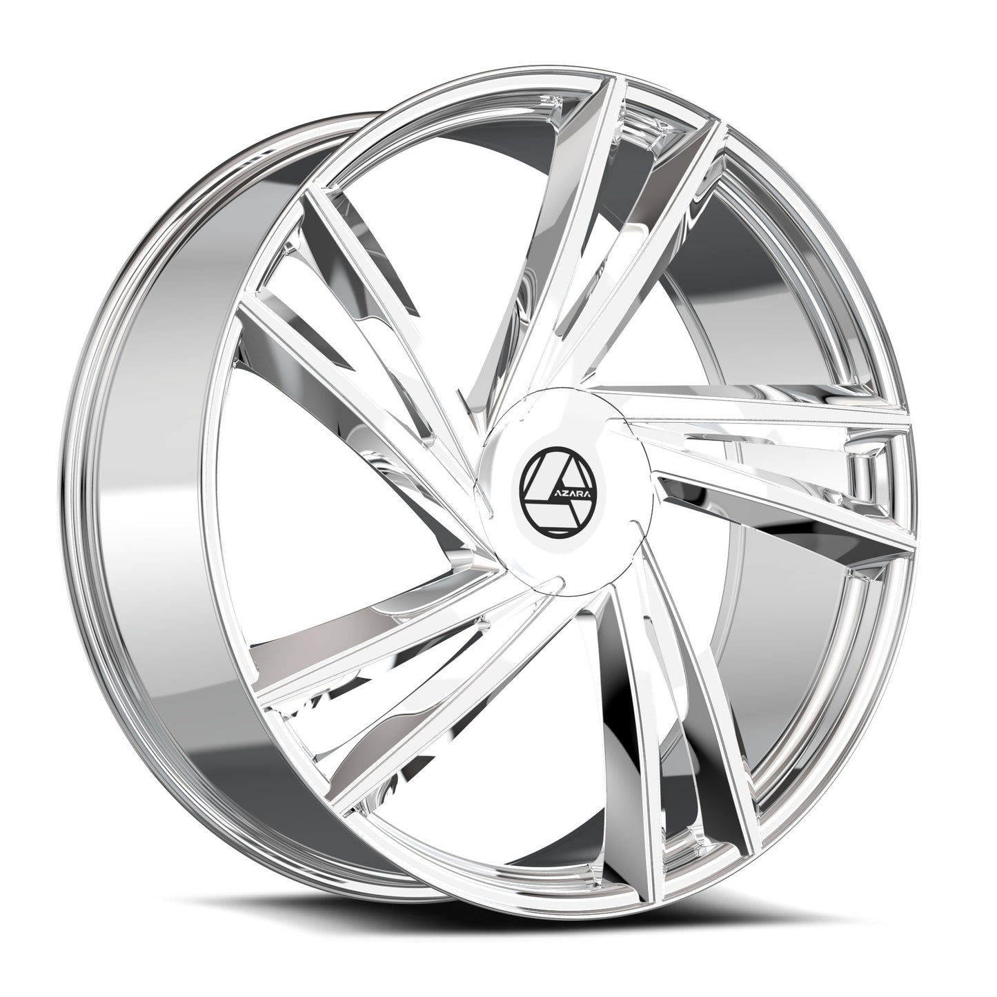 22x8.5 Azara AZA-529 Nano Chrome Wheel 5x112/5x4.5 (38mm)
