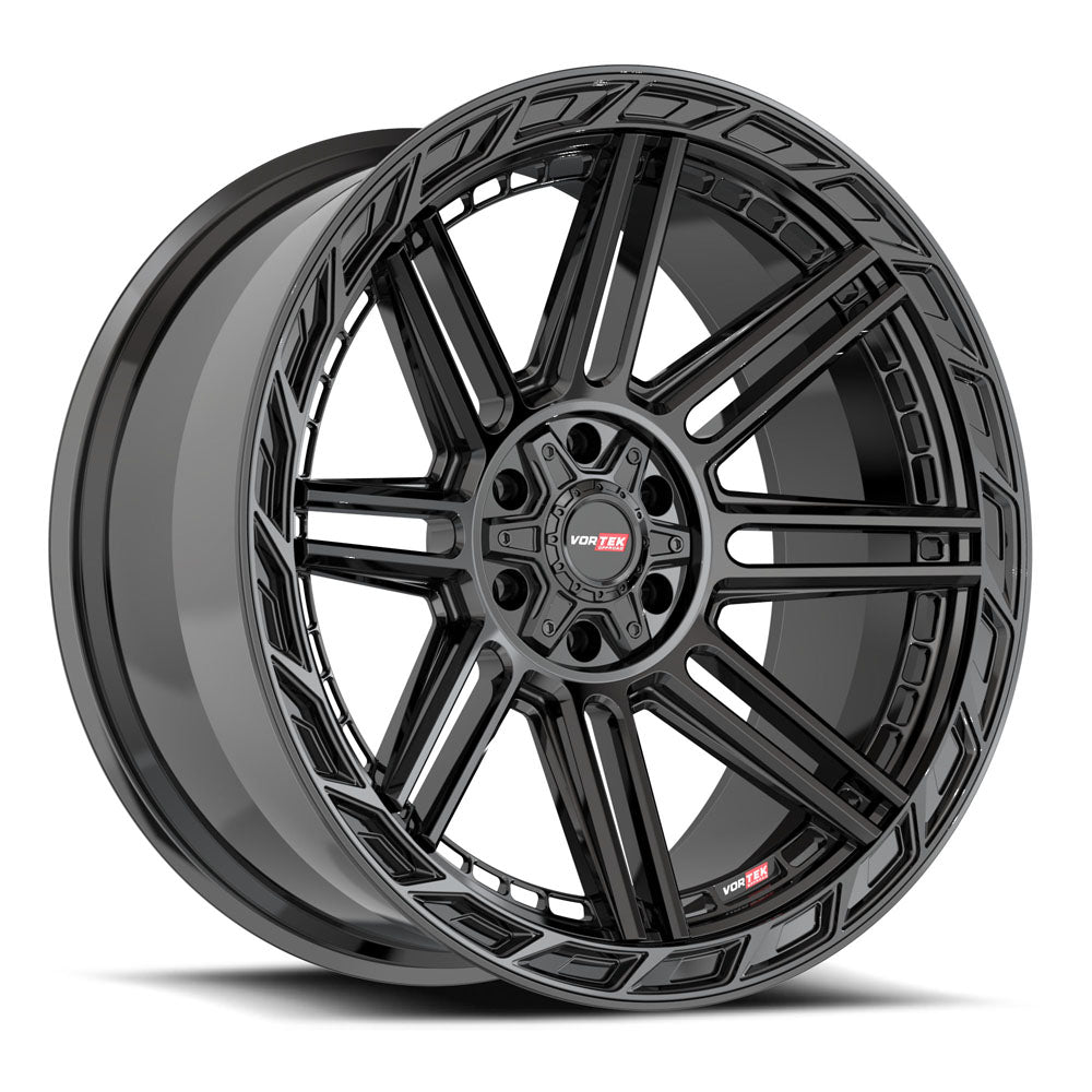 22x10 Vortek VRP-501 Gloss Black Wheel 5x5/5x5.5 (-18mm)