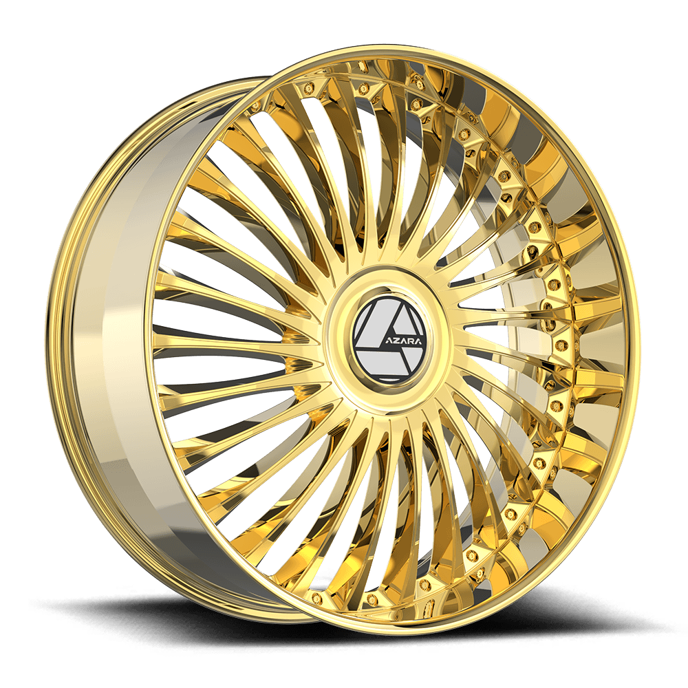 Azara AZX-103 28x9.5 6x135 6x139.7 +22 Cb 87.1 Gold Plated