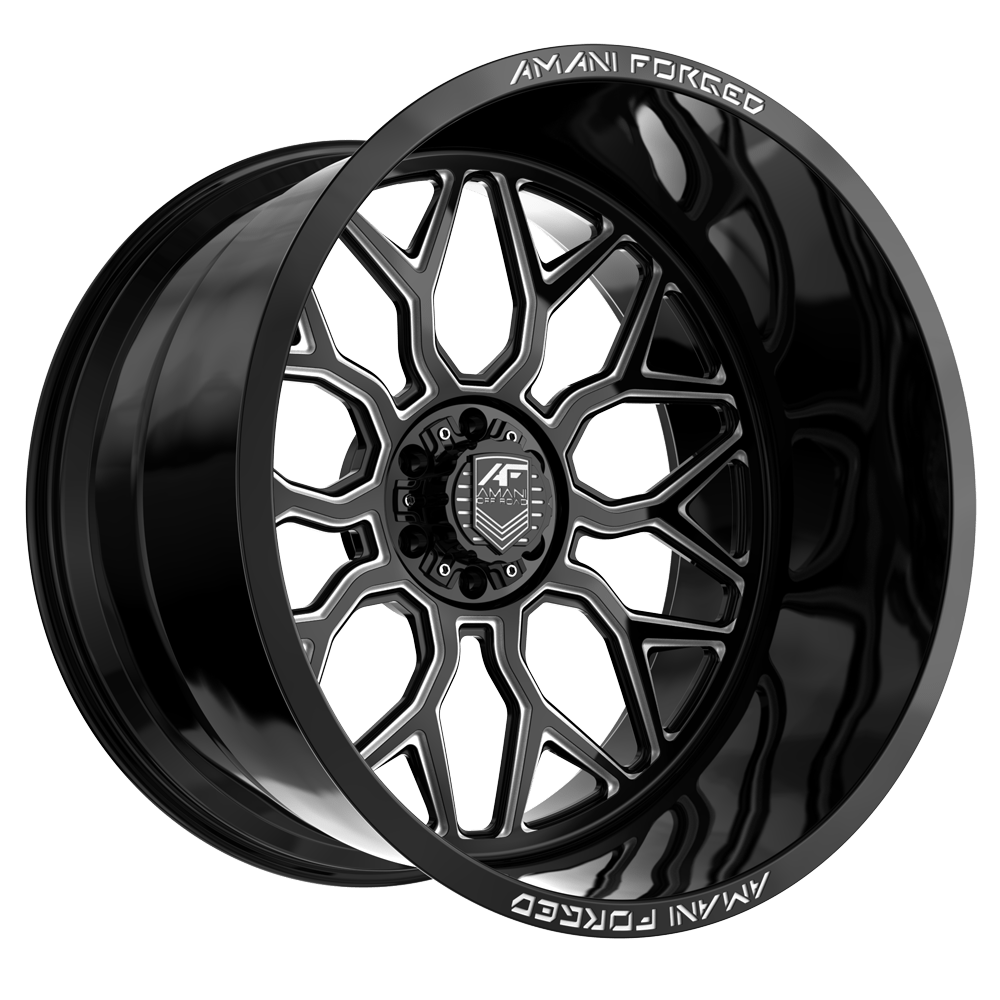 Amani MIRA 26x16 8x Pocketed Blank -101 Cb 125.2 Gloss Black & Milled