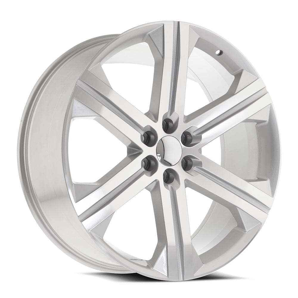 26x10 O.E. Revolution G-13 Silver Machined Wheel 6x5.5 (31mm)