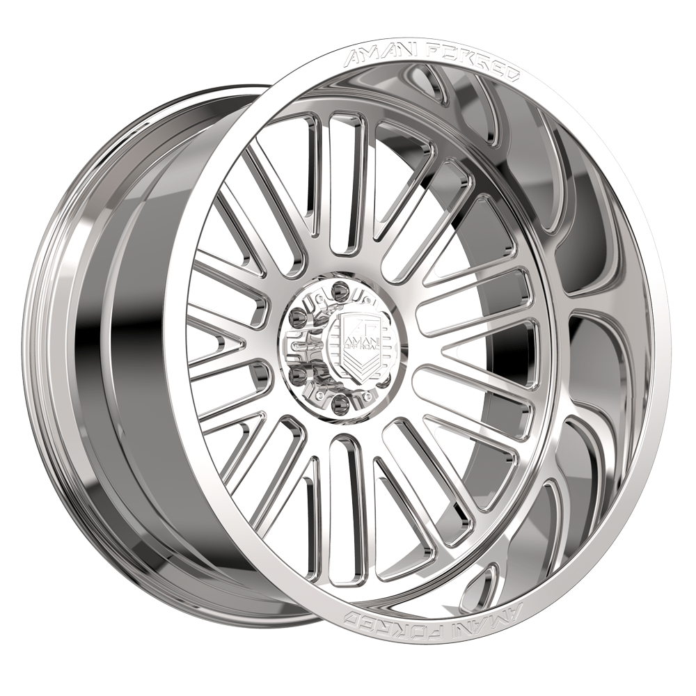 26x16 Amani Bario Polished FORGED Wheel 6 Lug Blank (-101mm)