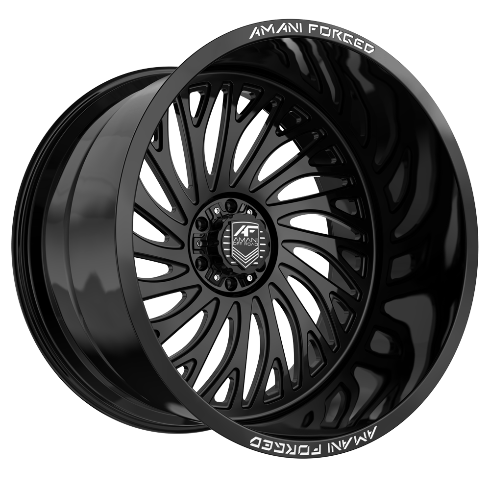 Amani VAMOS-R 22x12 8x Blank -44 Cb 125.2 Gloss Black