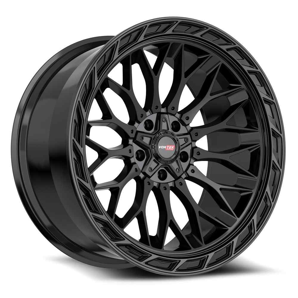 20x9 Vortek VRP-503 Gloss Black Wheel 5x5/5x5.5 (12mm)