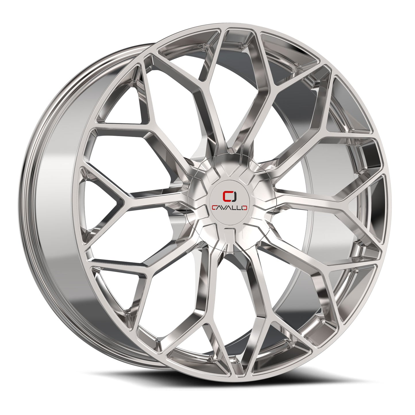Cavallo CLV-44 18x8.0 5x108 5x114.3 +35 Cb 74.1 Nano Chrome