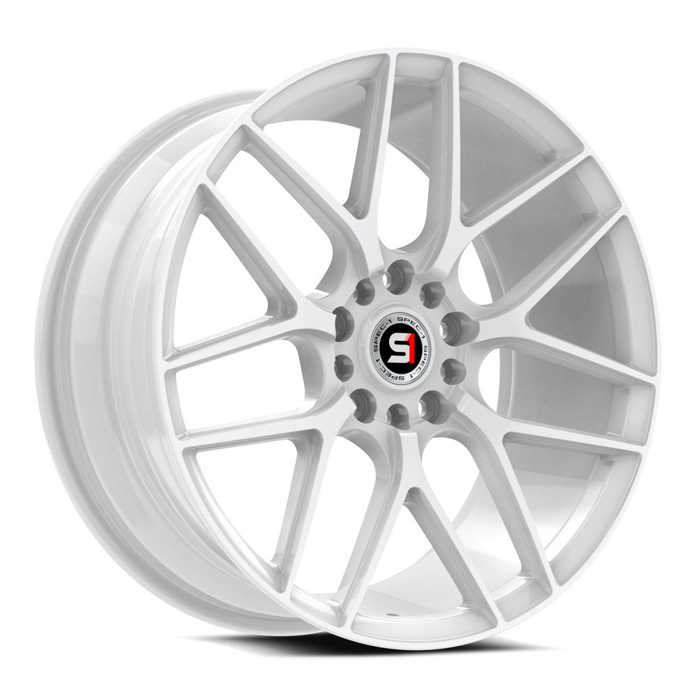 18x8 Spec-1 SP-78 All White Wheel 5x100/5x4.5 (35mm)