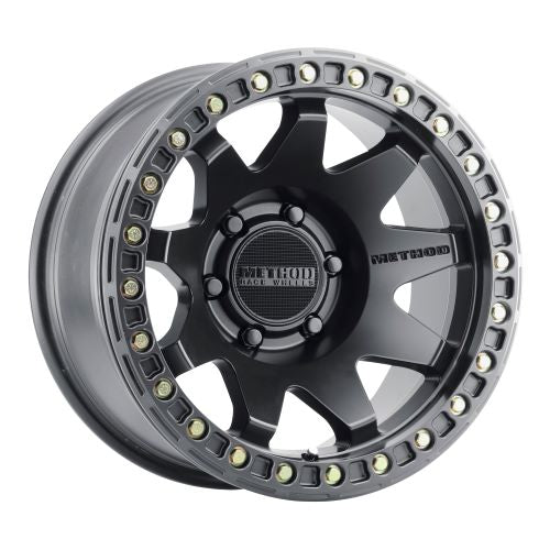 17x9 Method MR108 Matte Black BEADLOCK Wheel 6x5.5 (-44mm)