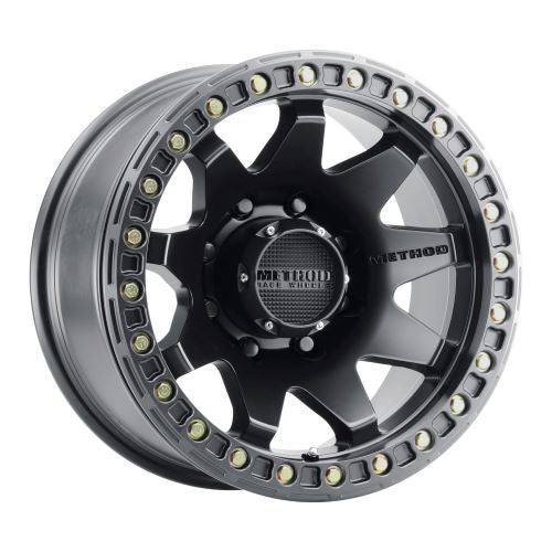 17x9 Method MR108 Matte Black BEADLOCK Wheel 8x6.5 (-44mm)