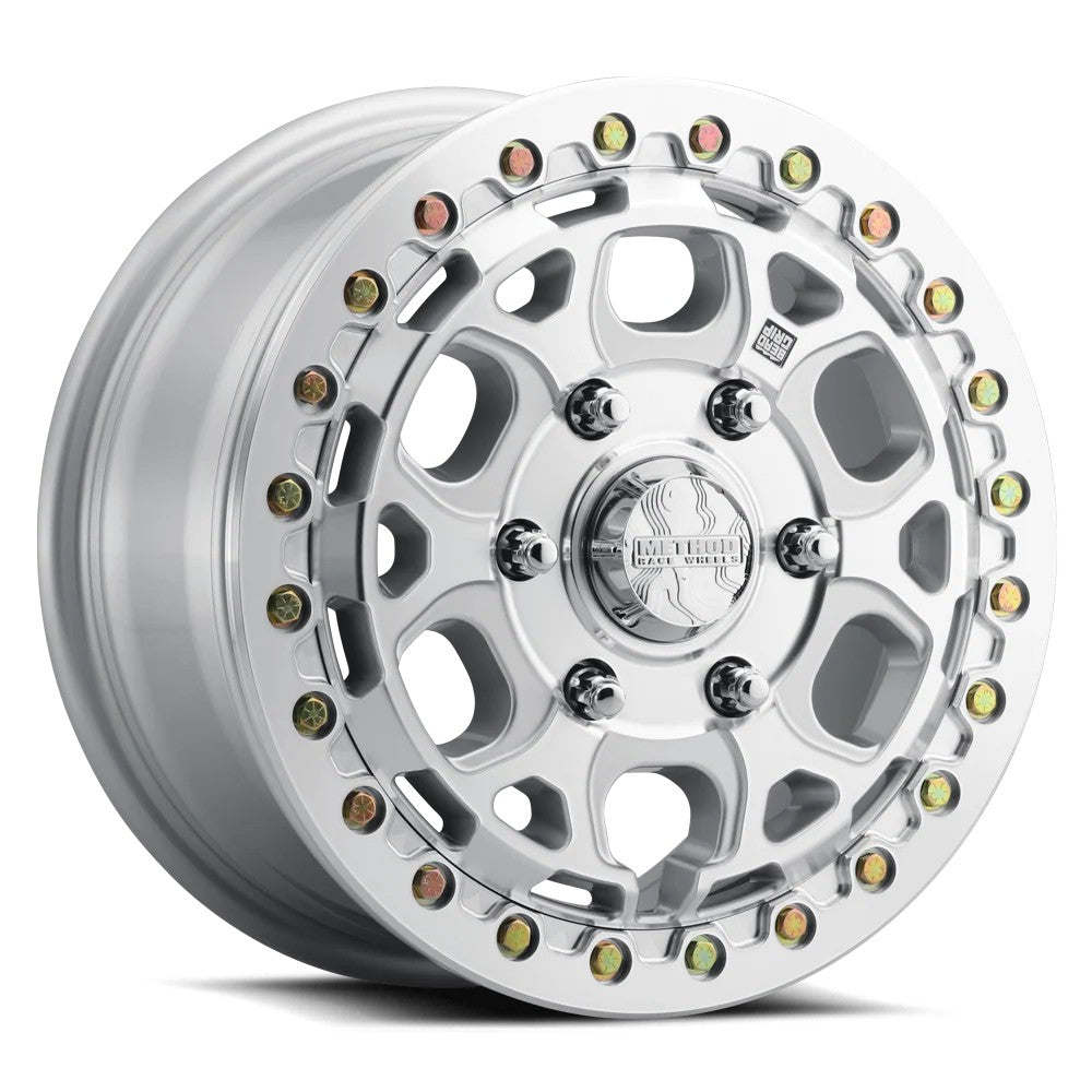 15x7 Method Race Wheels MR416 Machined Clr Coat BEADLOCK UTV Wheel 6x5.5 (74mm)