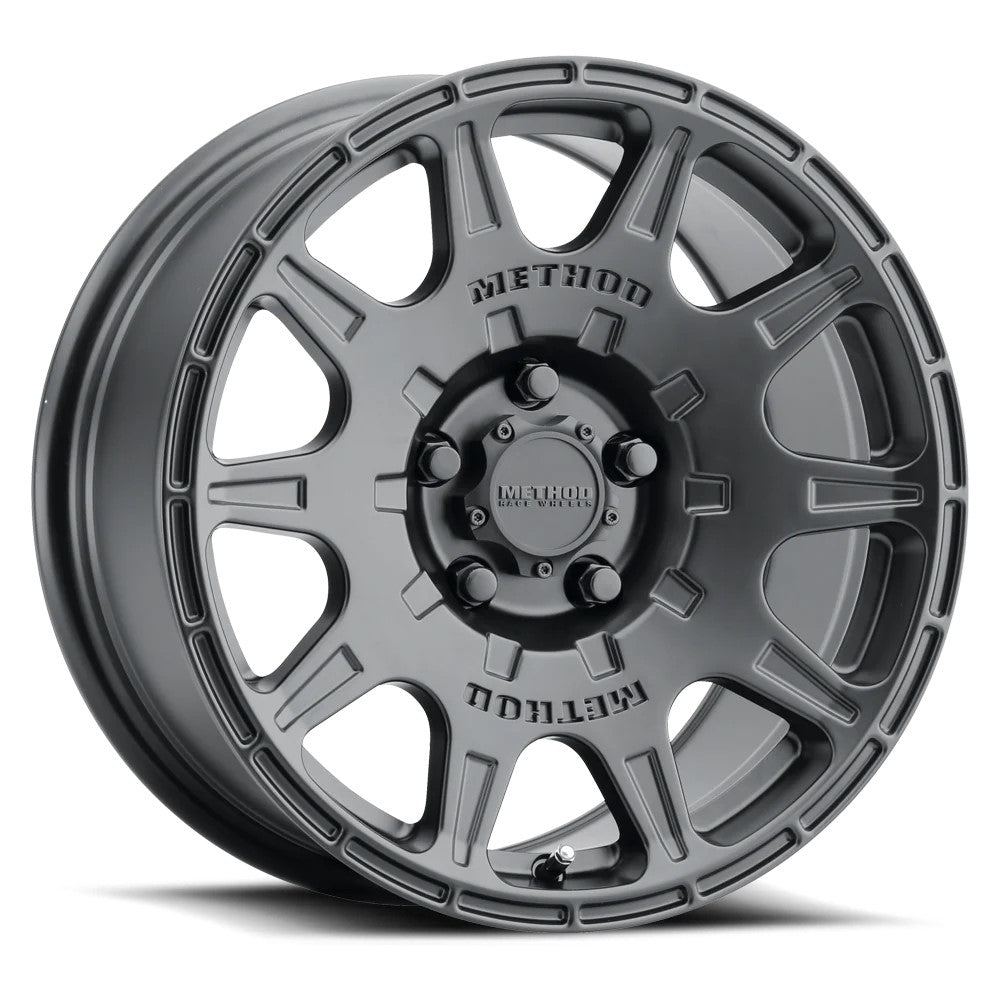 18x8 Method MR502 RALLY Matte Black Wheel 5x4.5 (38mm)
