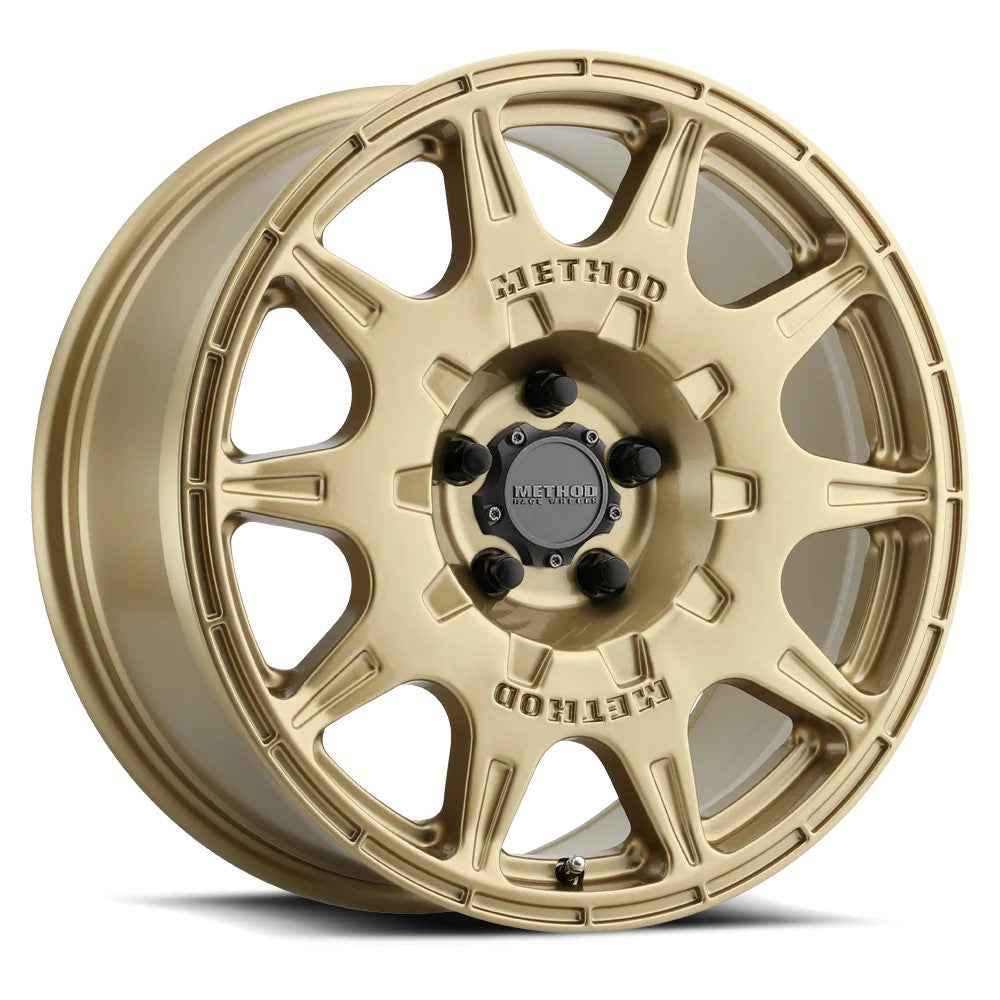 17x8 Method MR502 RALLY Gold Wheel 5x4.5 (38mm)
