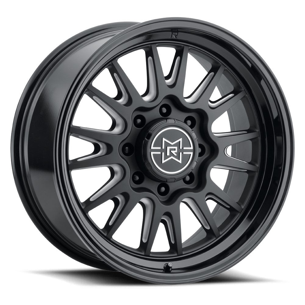 20x10 Method MR802 Raised Double Black Milled Wheel 8x180 (-18mm)