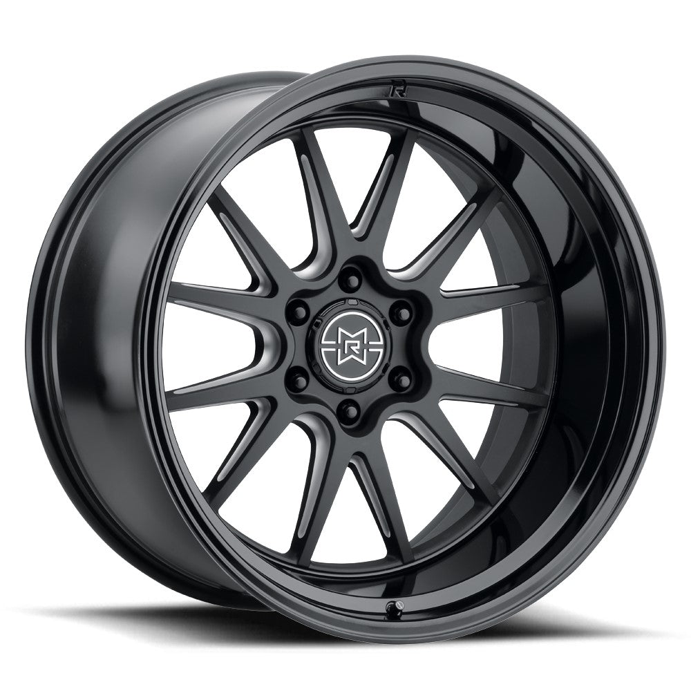 20x12 Method MR802 Raised Double Black Milled Wheel 5x5 (-40mm)