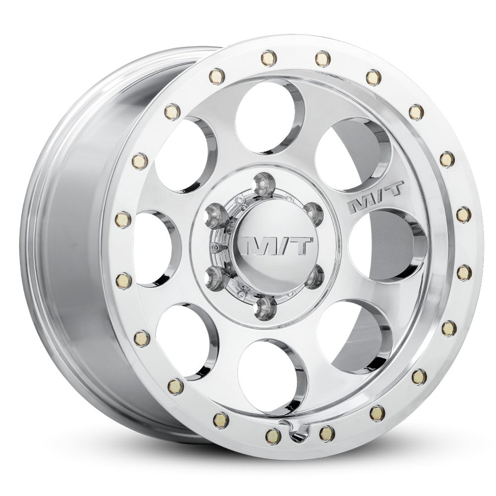 17x9 Mickey Thompson Classic Pro Polished With Zinc Bolts Wheel 8x6.5 (0mm)