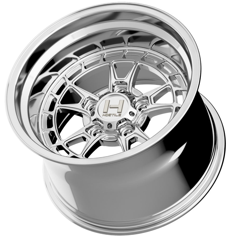 15x12 Hostile UTV HF22 Rival Polished FORGED Wheel 6x5.5 (-38mm)