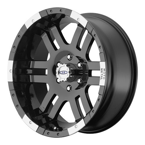 20x10 Moto Metal MO951 Black and Machined Wheel 6x5.5 (-18mm)