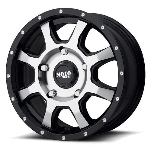 20x9 Moto Metal MO970 Black and Machined Wheel 5x130 (45mm)