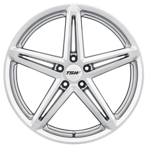 19x8.5 TSW MOLTENO HYPER SILVER Wheel 5x112 (42mm)