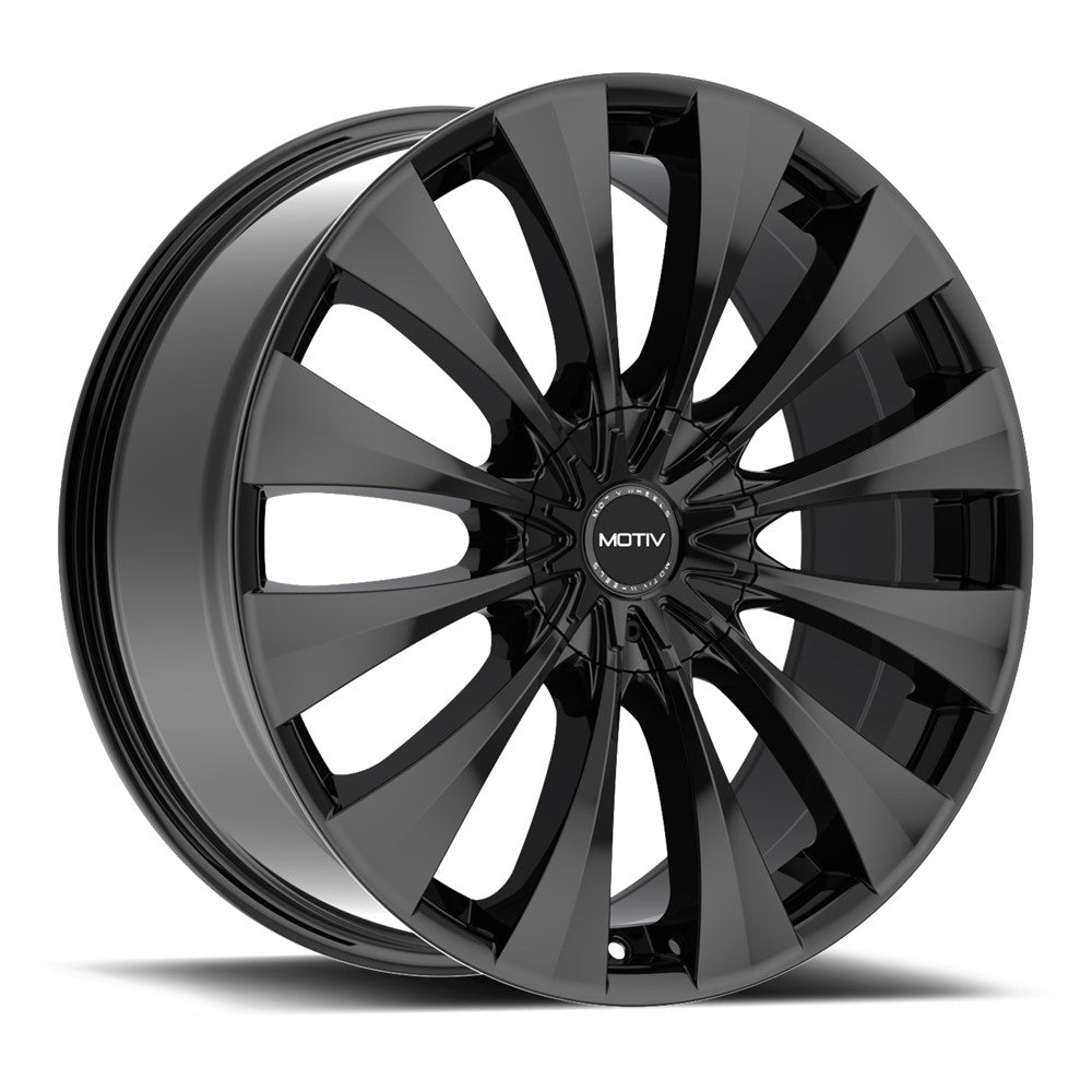 20x8.5 Motiv 436B Gloss Black Wheel 5x108 (40mm)