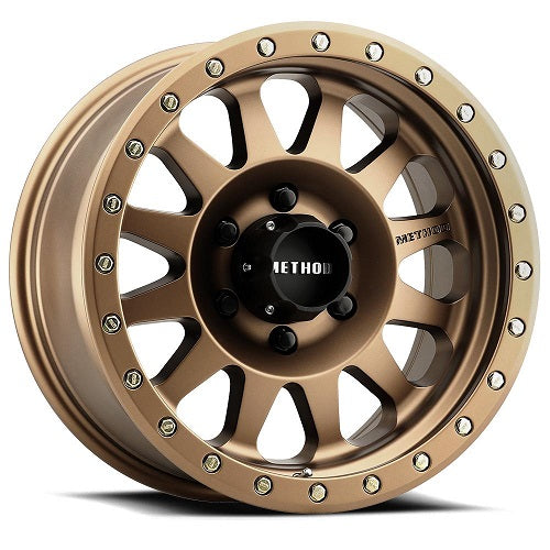 17x8.5 Method MR304 Double Standard Bronze Wheel 5x5 (0mm)