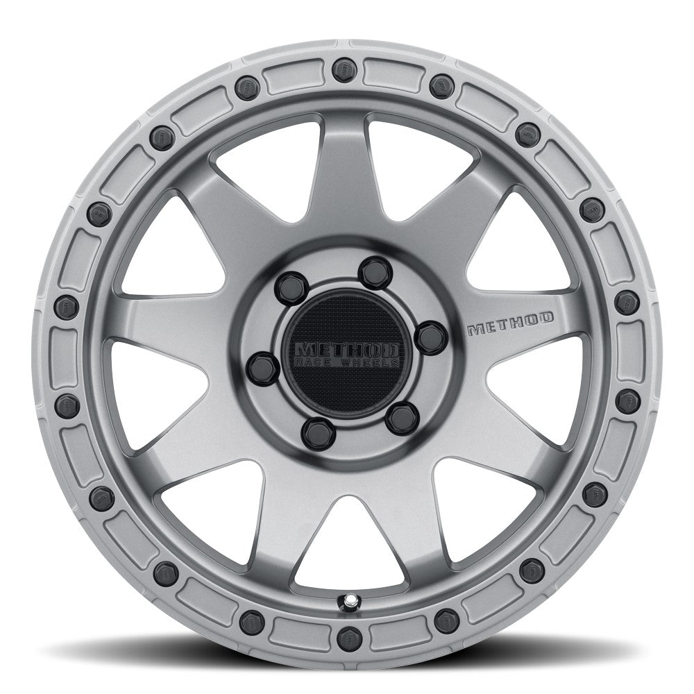 17x9 Method 317T Titanium Wheel 6x5.5 (-12mm)