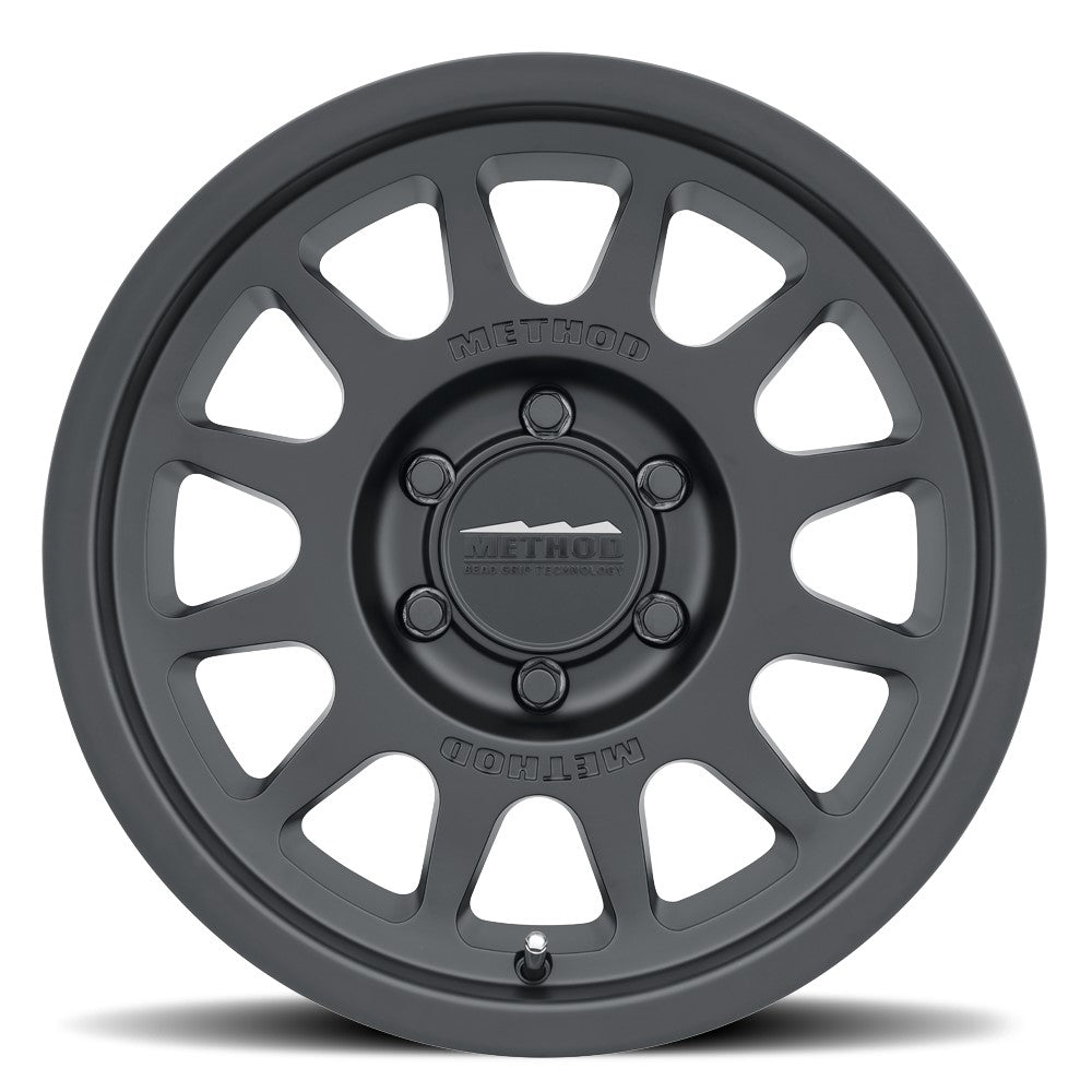 17x9 Method 703B Bead Grip Matte Black Wheel 6x5.5 (-12mm)