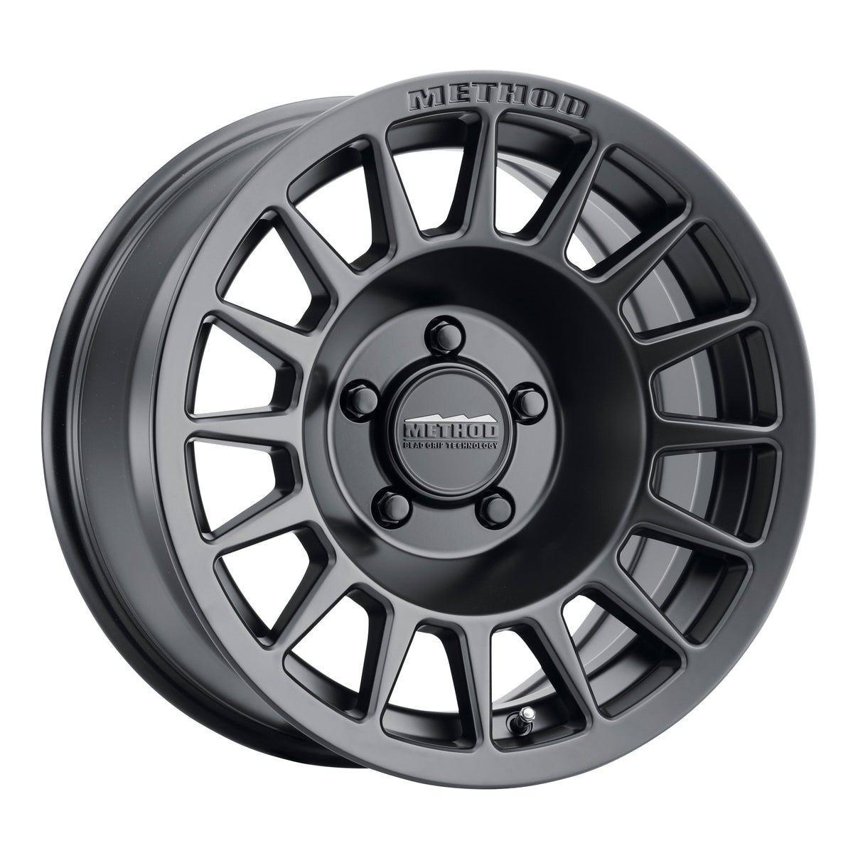 17x8.5 Method MR707 Bead Grip Matte Black Wheel 5x5 (0mm)